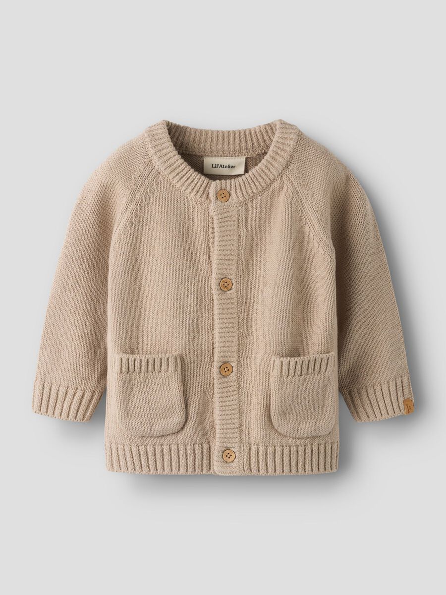 LIL ATELIER - 13259923 Knit Card - Oxford Tan