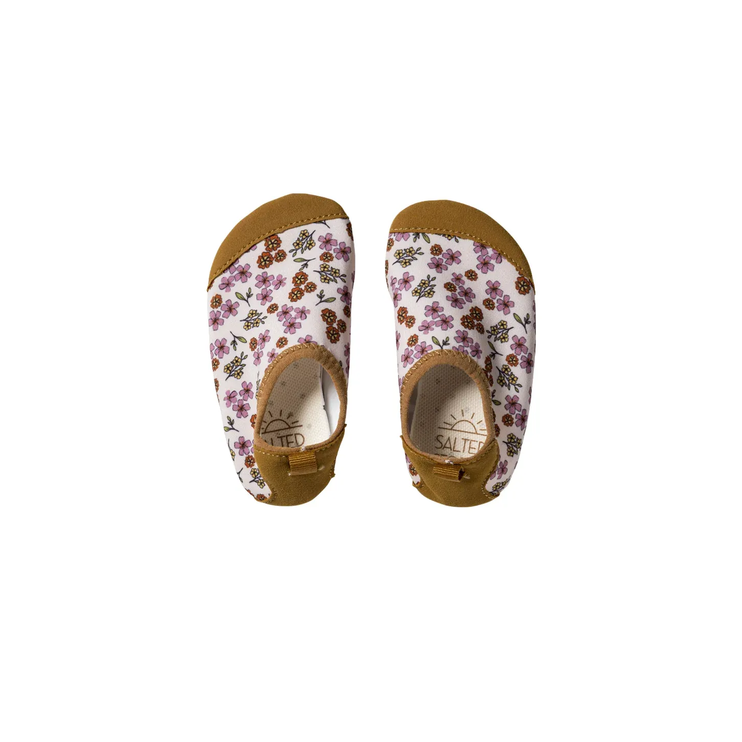 SALTED STORIES - Sparkly Flower Water Shoes - White Swan