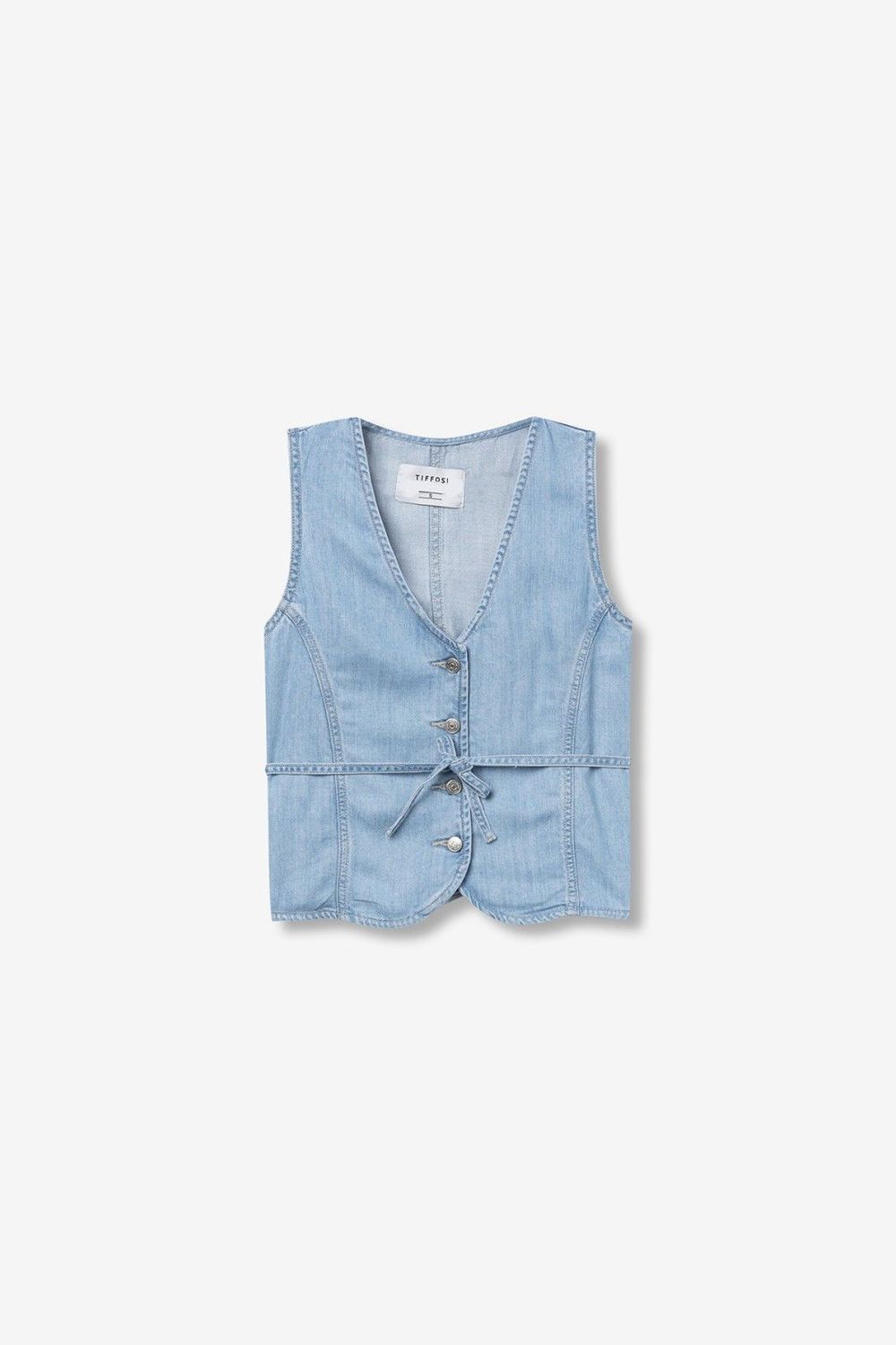 TIFFOSI - 10065298 Safira Gilet Top - Modal