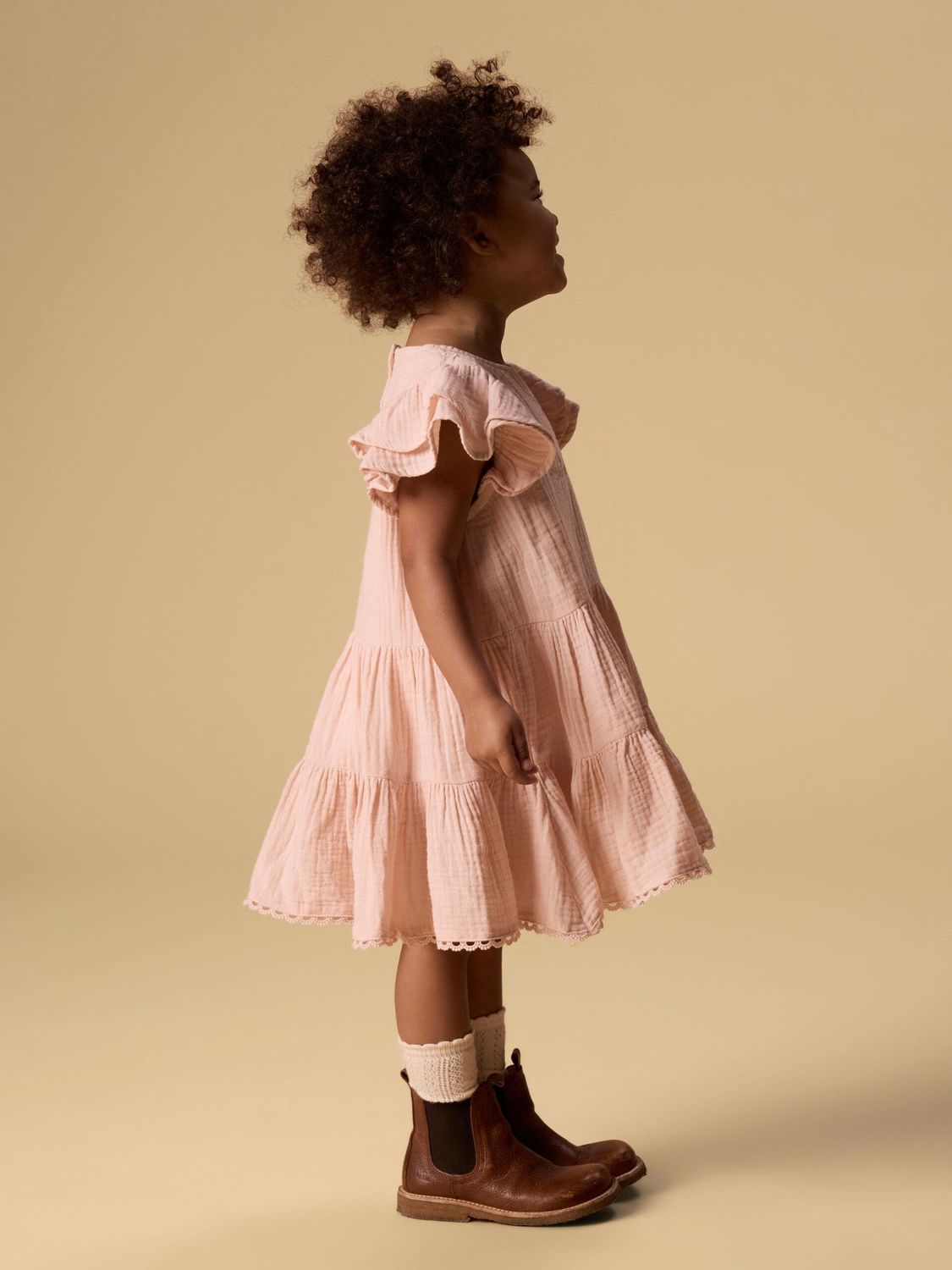 LIL ATELIER - 13259913 Fulina Dress - Peach Whip