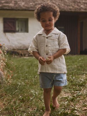 LIL ATELIER - 13256107 Hagi Loose - Milk/Blue