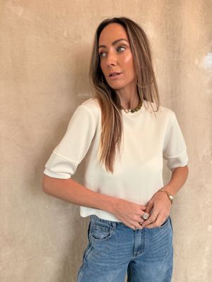 NO LABELS - Jordy Top - ONE SIZE - Cream