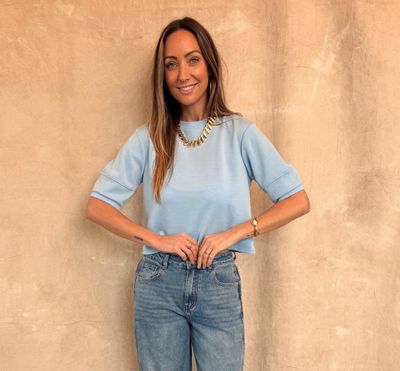 NO LABELS - Jordy Top - ONE SIZE - Light Blue