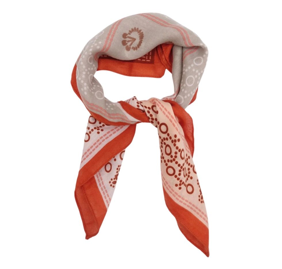 LUFF - Scarf - Orange Print