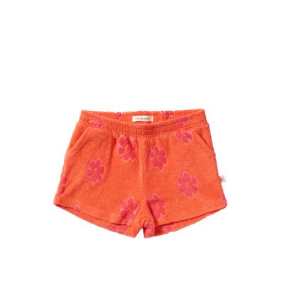 YOUR WISHES - Flower Terry | Shorts - Coral