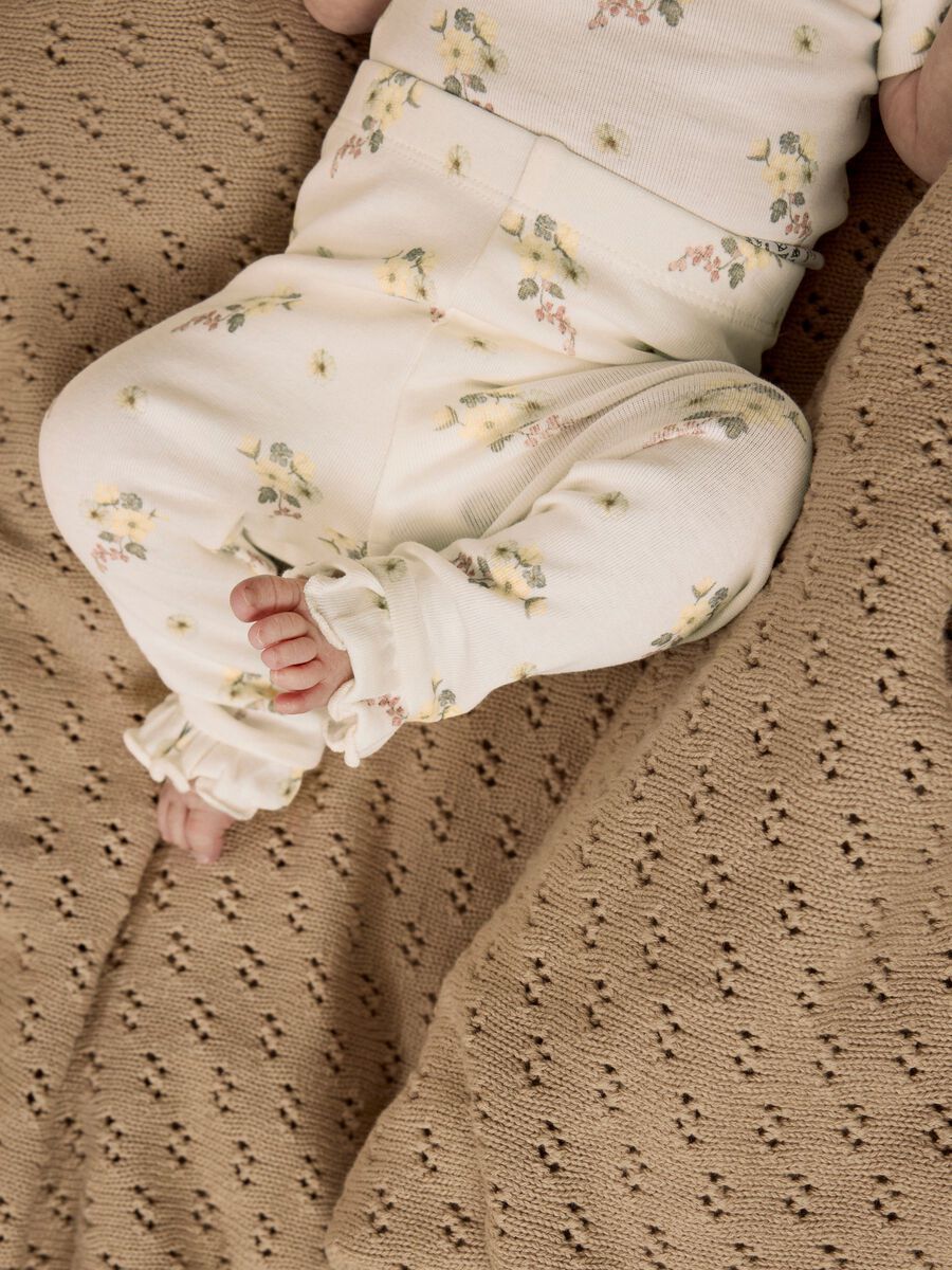 LIL ATELIER - 13255702 Gayo Legging - Milk/Flower