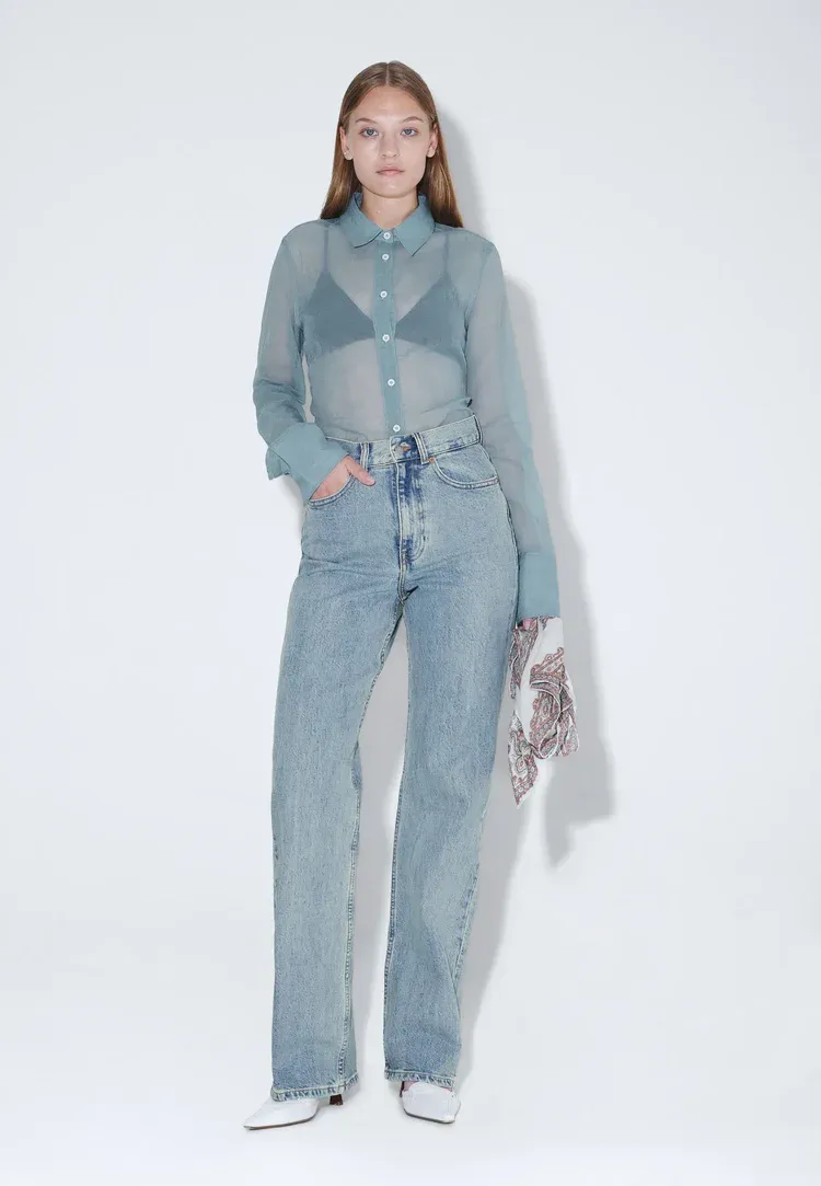 DR DENIM - Echo High Straight - Bay Light Retro Dirt