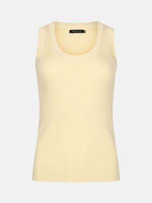 YDENCE - Knitted Top Keely - Soft Yellow