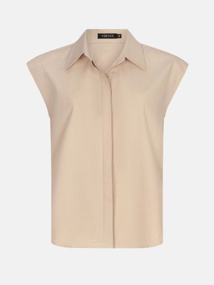YDENCE - Blouse Sabrina - Beige