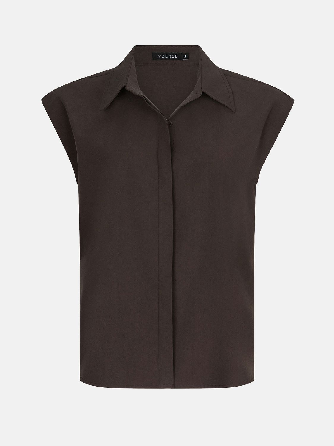 YDENCE - Blouse Sabrina - Dark Brown