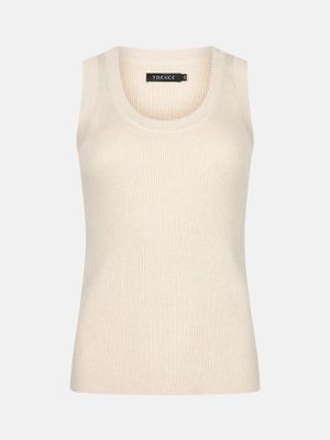 YDENCE - Knitted Top Keely - Ecru