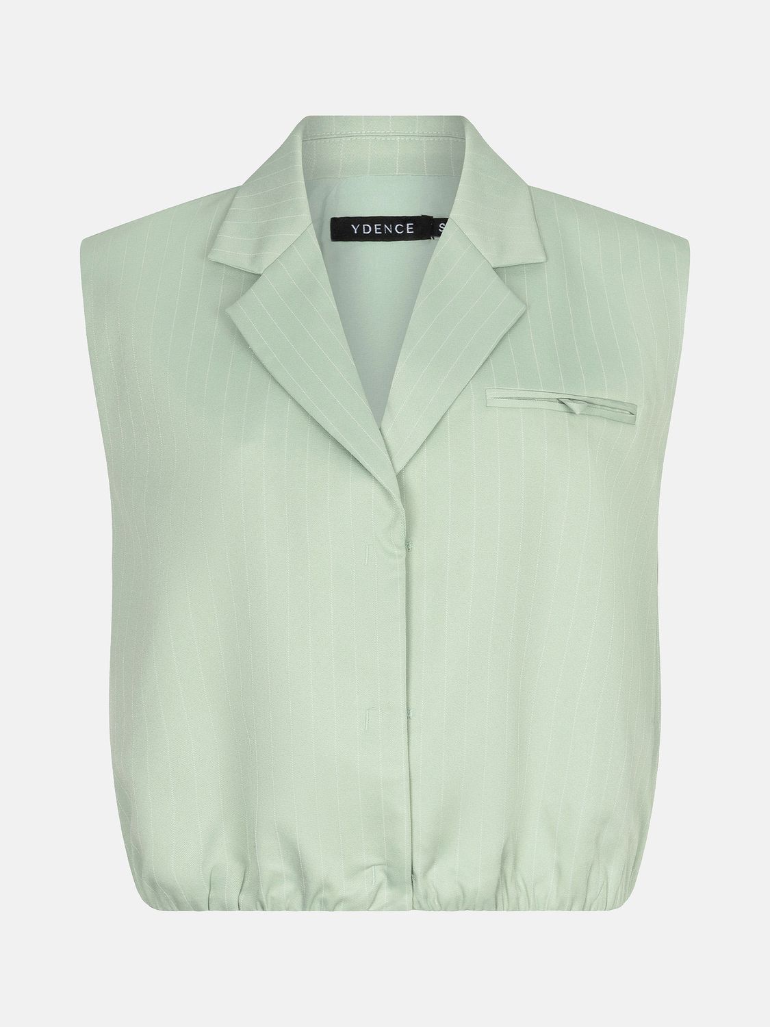 YDENCE - Gilet Jeanie - Sage Green