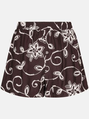 YDENCE - Short Zoey - Dark Brown
