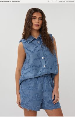 STUDIO AMAYA - Storm Blouse - Blue