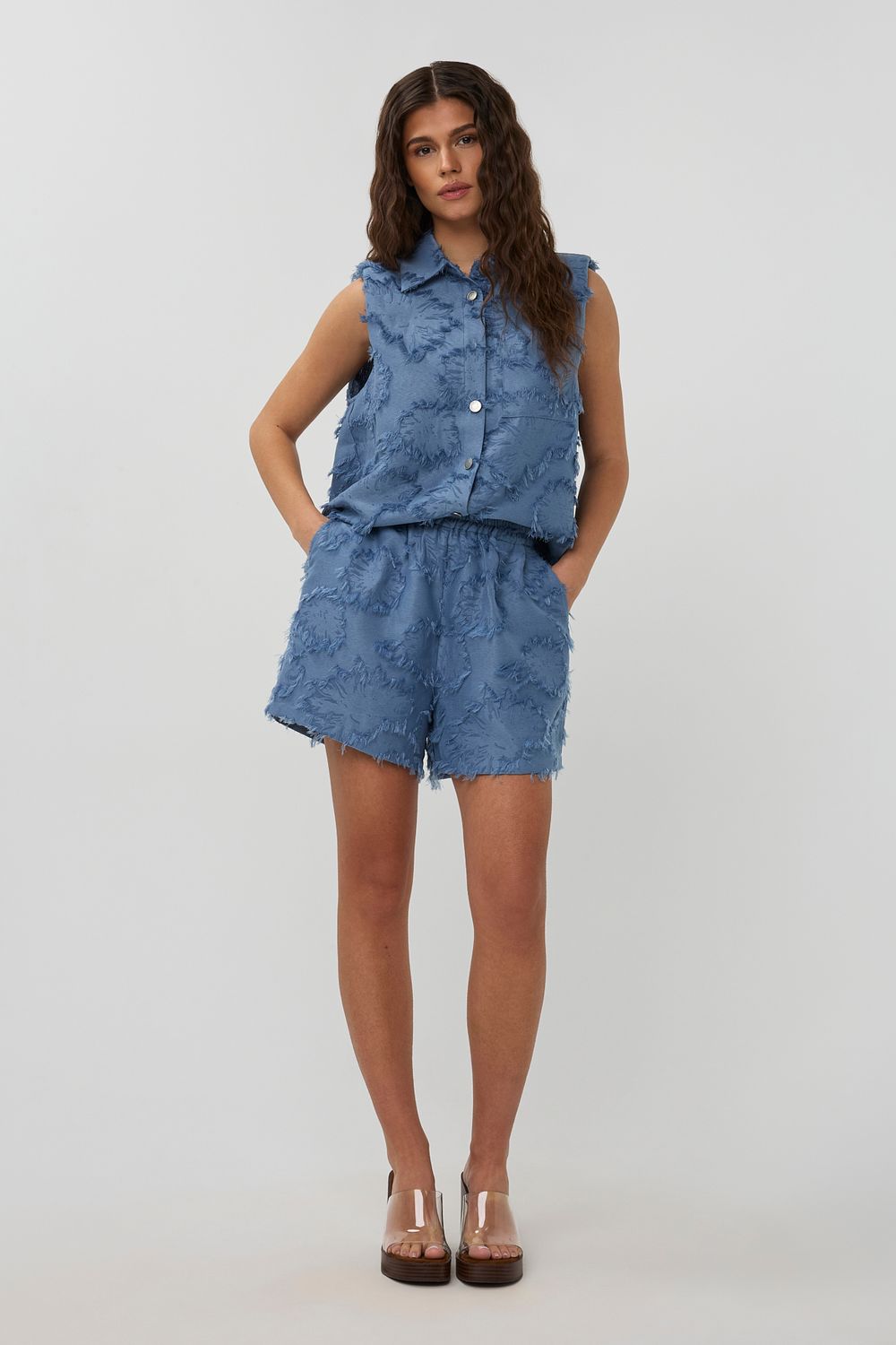 STUDIO AMAYA - Sofia Short - Blue