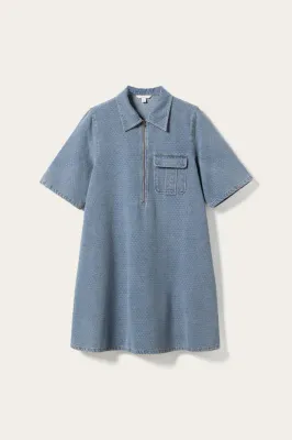 NOELLA - Jozie Dress - Vintage Blue Wash