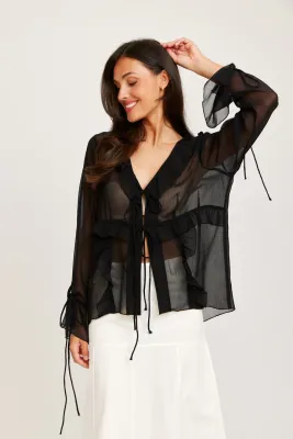 RUT - Jackie Blouse - Black