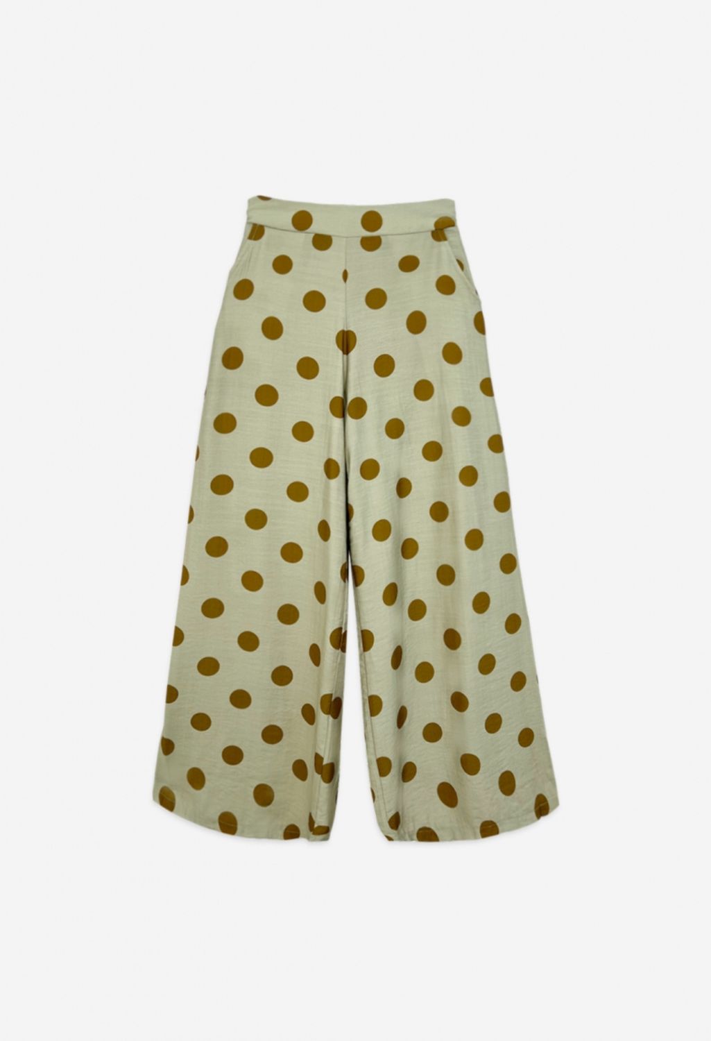 LUFF - Dot Pantalon - Soft Green/Moss