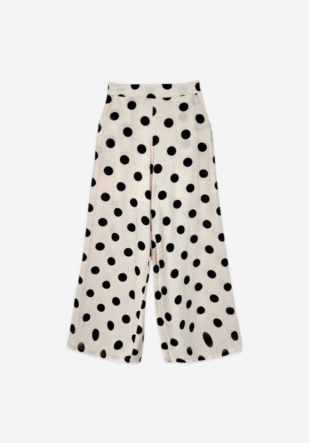 LUFF - Dot Pantalon - Ecru/Black