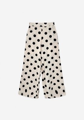LUFF - Dot Pantalon - Ecru/Black