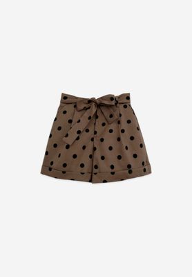 LUFF - Polka Dots Short - Brown/Black