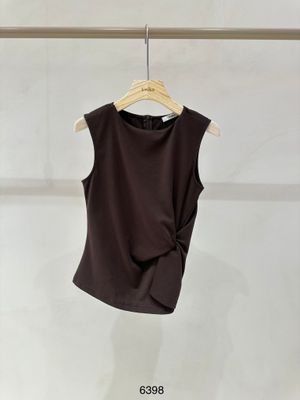 LUFF - Top met Knoop - Brown