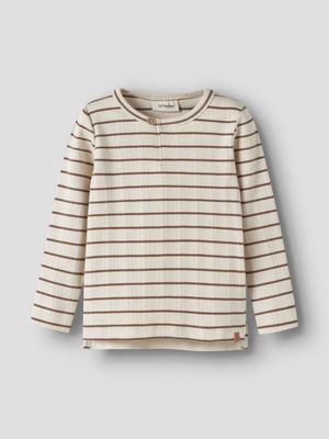LIL ATELIER - 13257545 Slim Top - Turtledove/Kangaroo