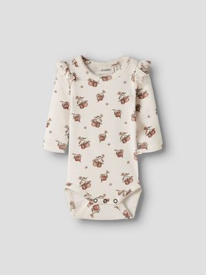 LIL ATELIER - 13257160 Gayo Kep Slim Body - Turledove/apple