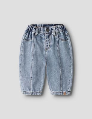 LIL ATELIER - 13257581 Karole Tapered Jeans - Blue Denim