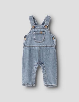 LIL ATELIER -13257580 Karole Loose denim Overall - Blue Denim