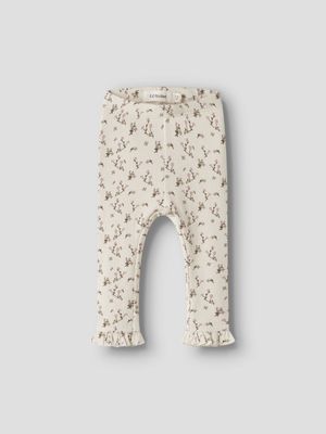 LIL ATELIER - 13260857 Lago Slim Legging - Turtledove/Rose Flower