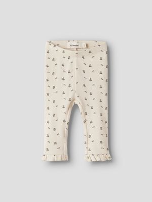 LIL ATELIER - 13260857 Mer Slim Legging - Blue Flower