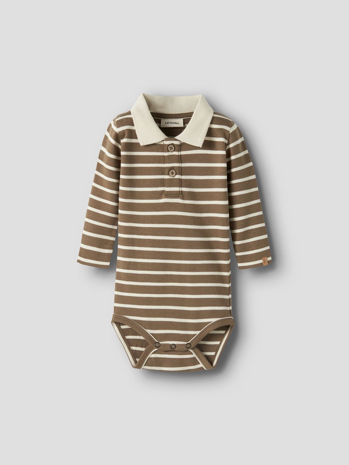 LIL ATELIER - 13261327 Limia Polo Body - Kangaroo/Turtledove