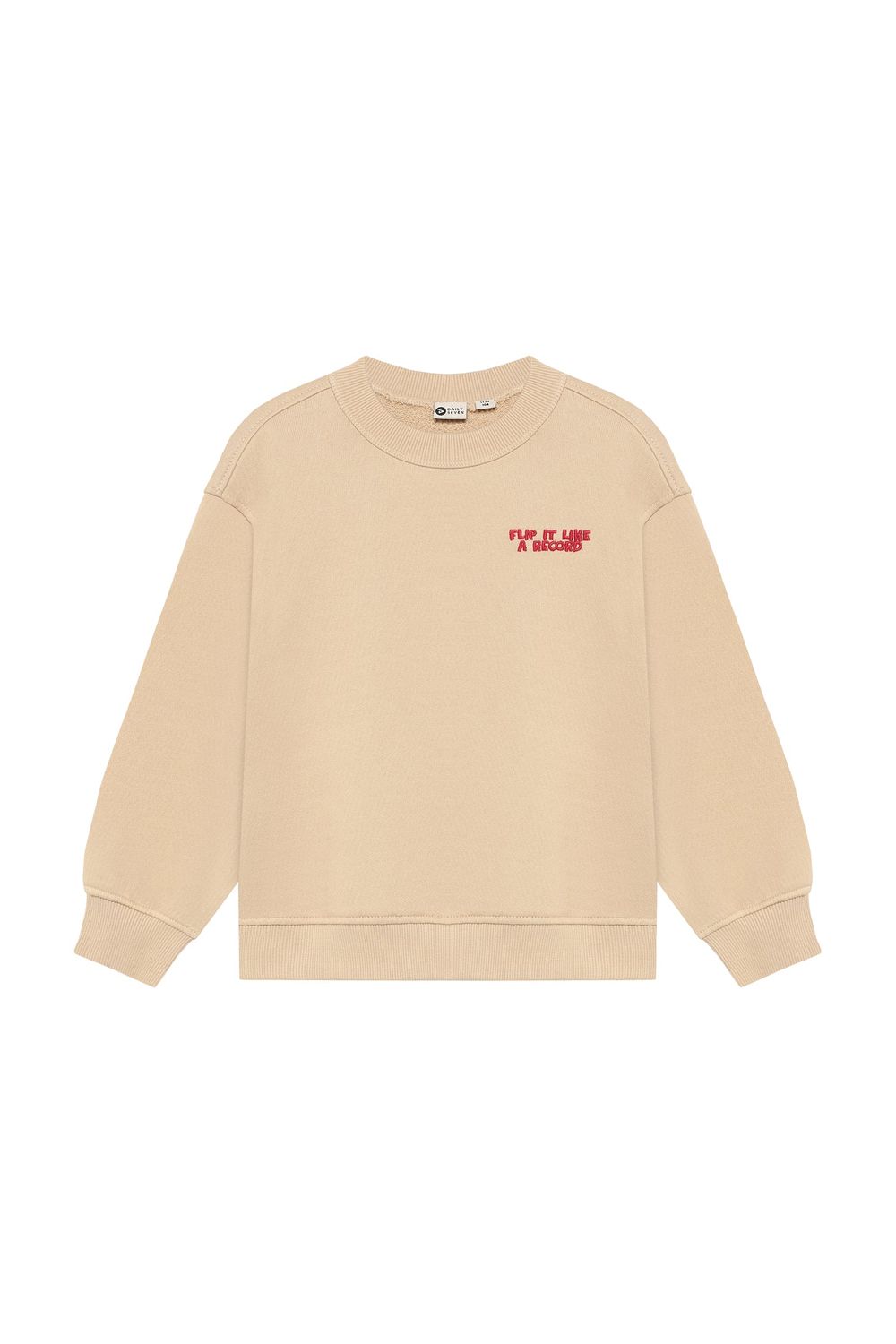 DAILY SEVEN - 920396 Oversized Sweater Backprint - Ginger Root