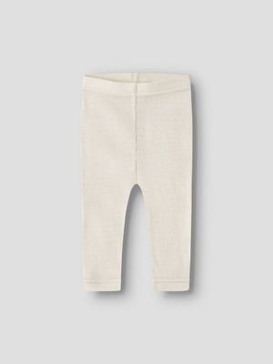 LIL ATELIER - 13242561 Nalu Rib WOOL Legging - Turtledove