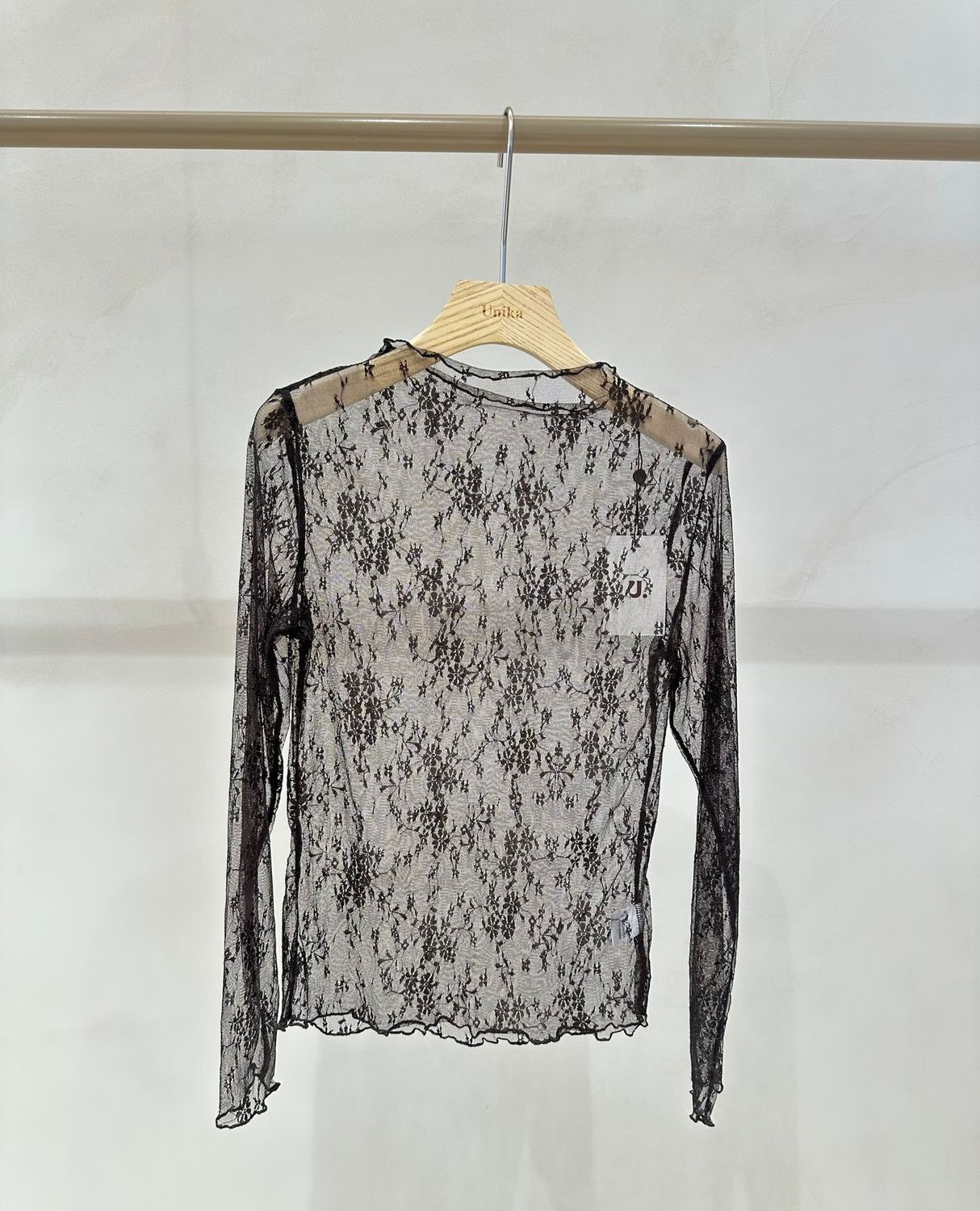 LUFF - Mesh Lace Top - Choco
