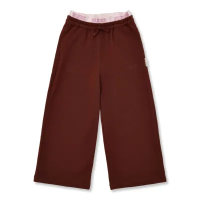 PETIT BLUSH - Wide Leg Pants - Brown