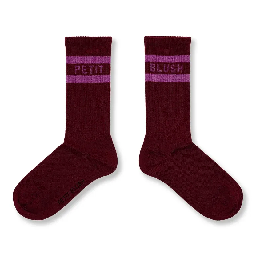 PETIT BLUSH - Sport Socks - Garnet/Orchid