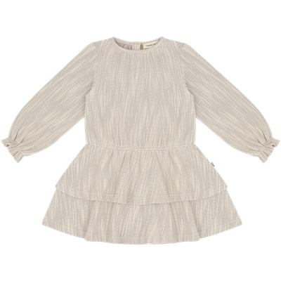 HOUSE OF JAMIE - Ruffled Dress - Sandshell Glamour