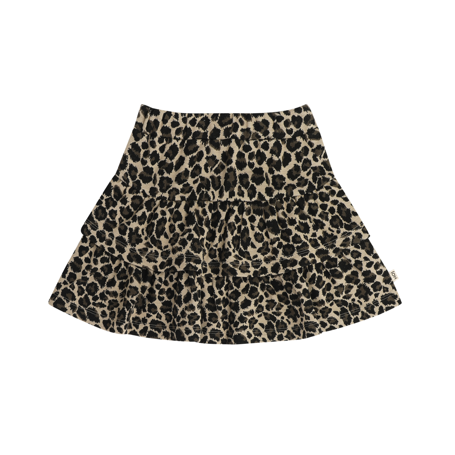 HOUSE OF JAMIE - Ruffled Skirt - Leopard