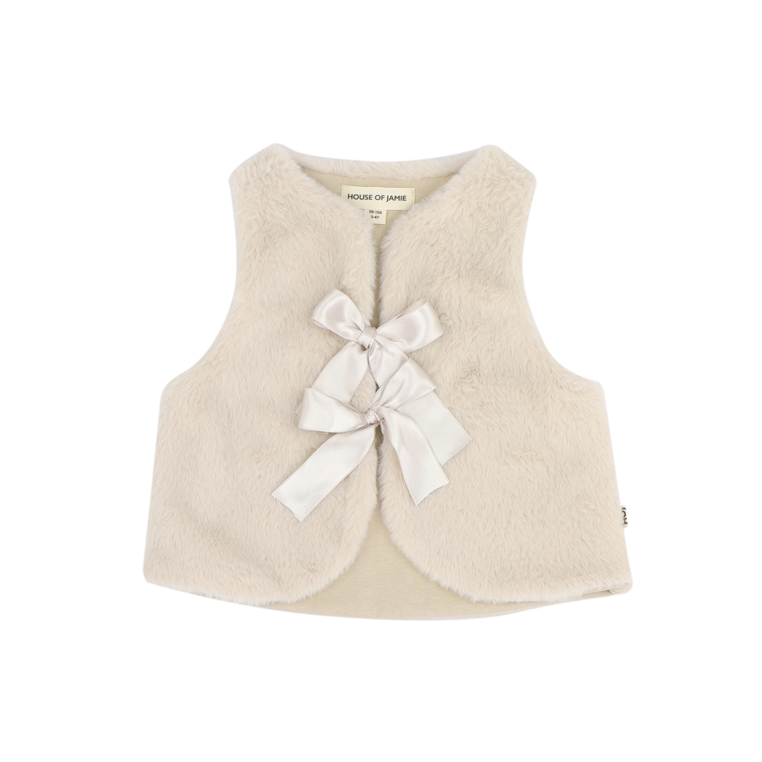 HOUSE OF JAMIE - Soft Fur Bodywarmer - Marshmellow