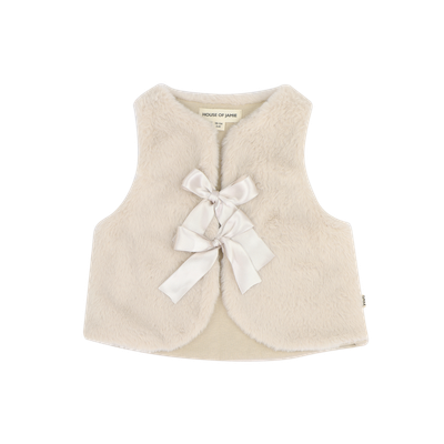 HOUSE OF JAMIE - Soft Fur Bodywarmer - Marshmellow