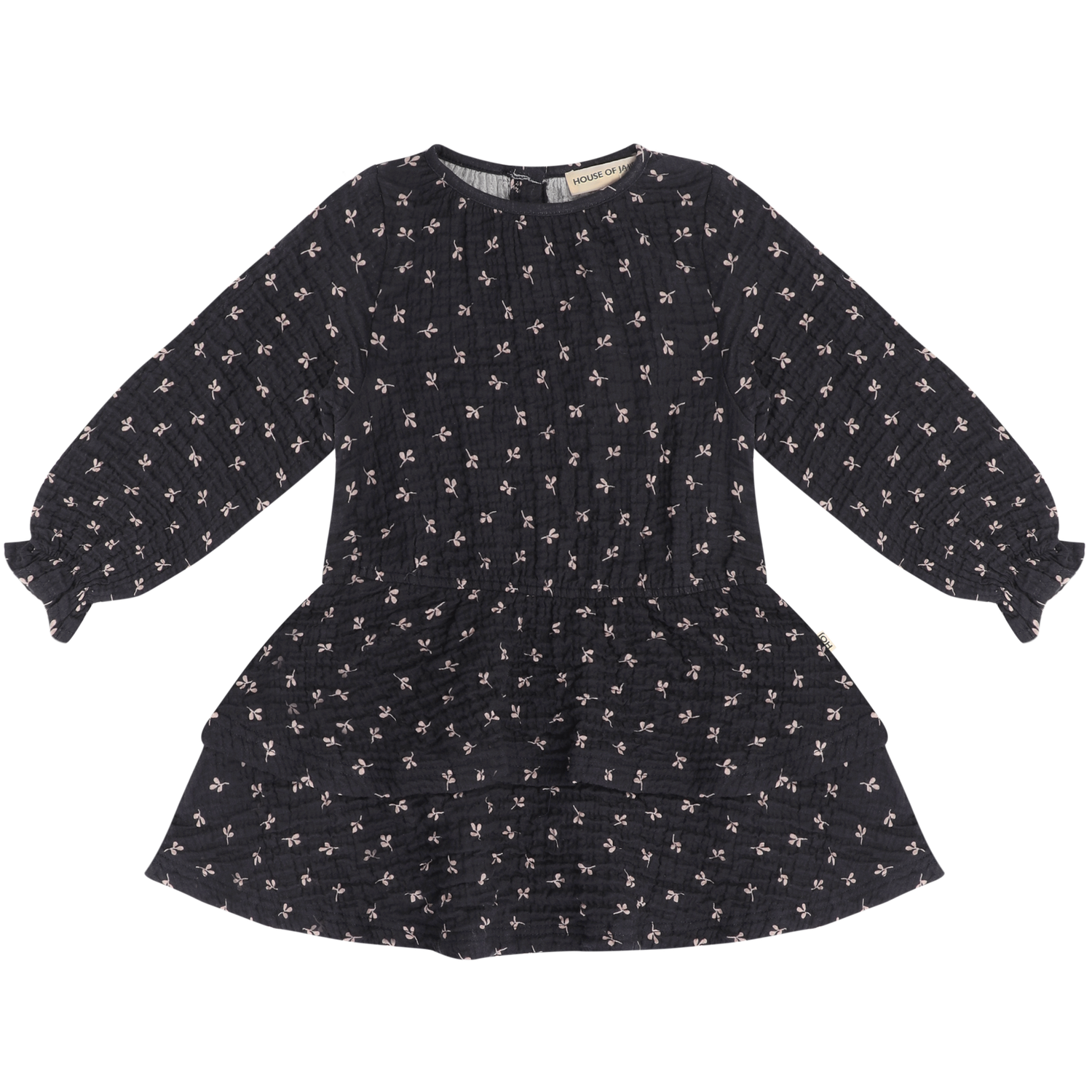 HOUSE OF JAMIE - Ruffled Dress - Petal Sapphire