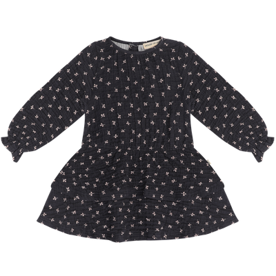HOUSE OF JAMIE - Ruffled Dress - Petal Sapphire