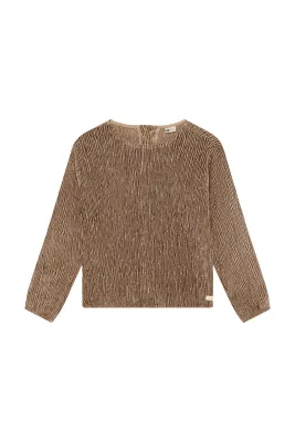 DAILY SEVEN - 930470 Longsleeve Velvet - Affogat