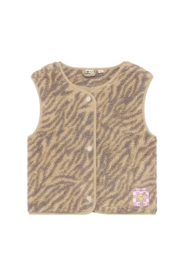 DAILY SEVEN - 930510 Teddy Gilet - Ginger Root