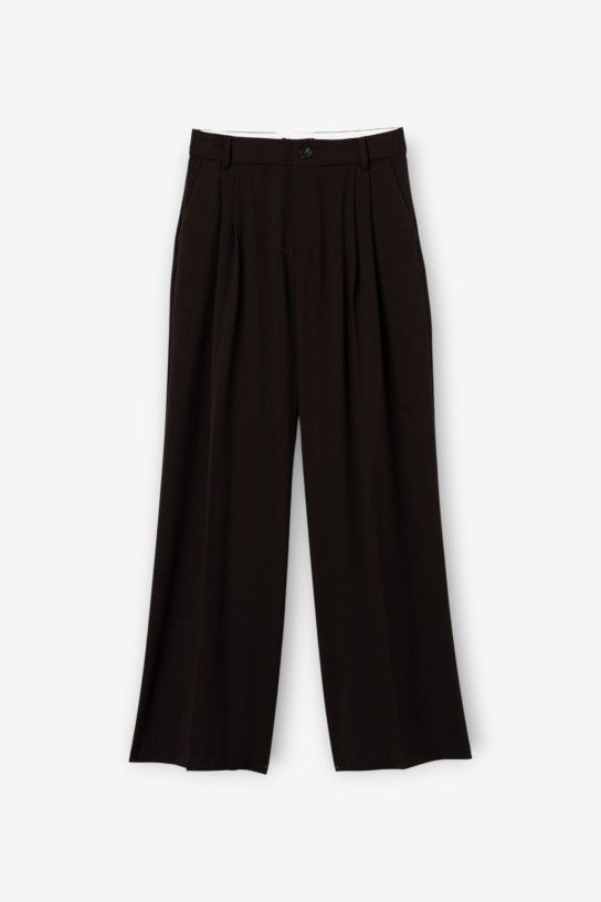TIFFOSI - 10067269 Brown Pantalon - Chocolate