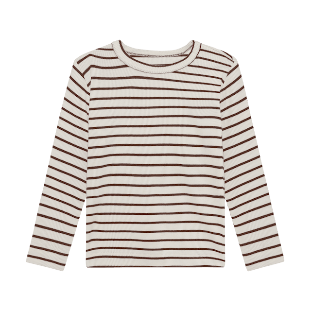 ENFANT - 215428 T-shirt Stripe - Chestnut