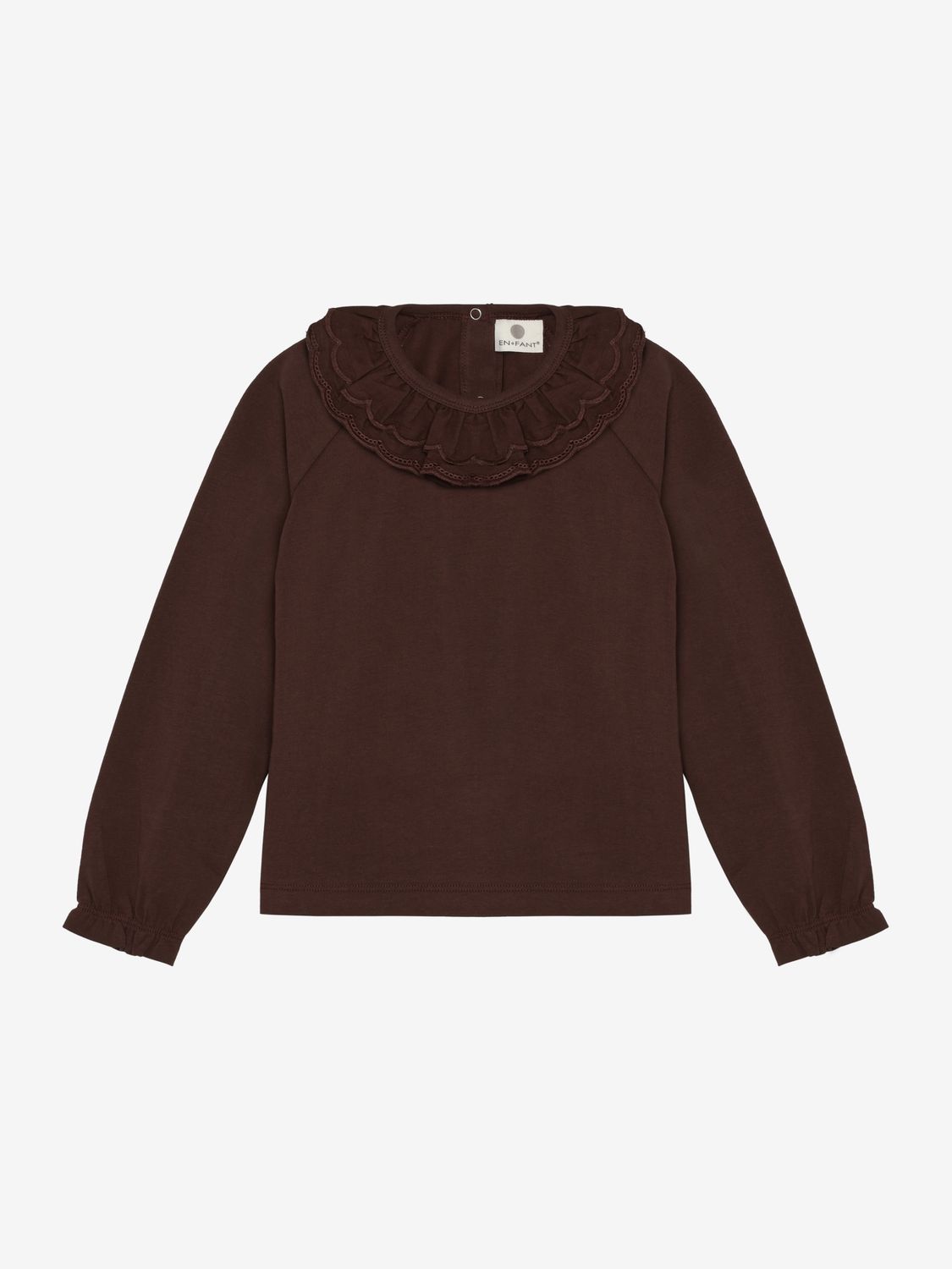 ENFANT - 220641 T-shirt Collar - Mahogany