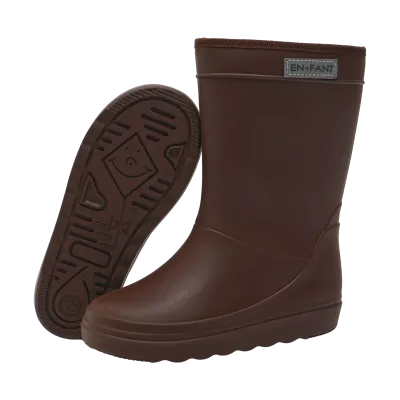 ENFANT - 250435 Thermo Boots Solid - Coffee Bean